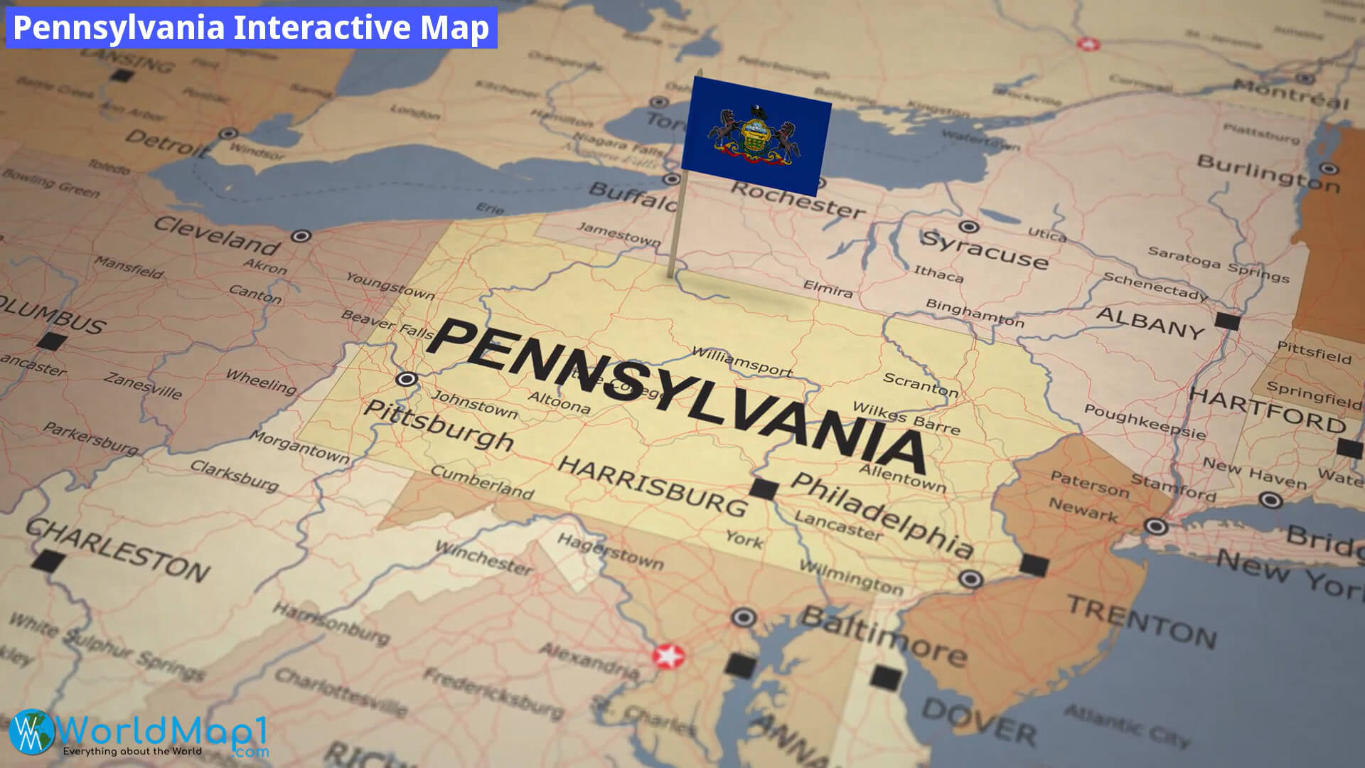 Pennsylvania Interactive Map